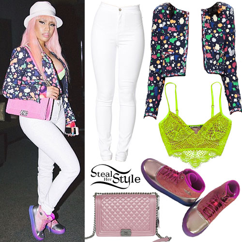 Nicki Minaj: Pinkprint Jordans Outfit