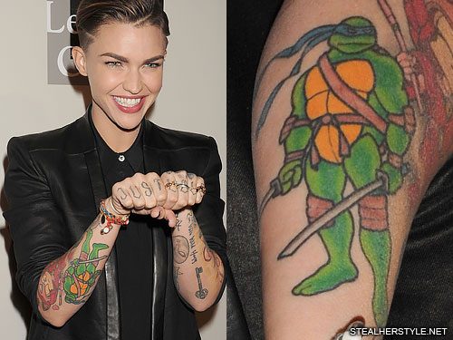 Ruby Rose S 48 Tattoos Meanings Steal Her Style Page 4