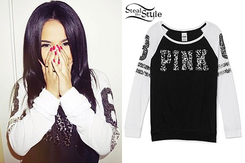Becky G: Sequin Athletic Top