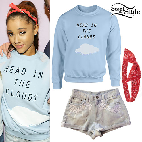 Ariana Grande: 'Head In The Clouds' Sweater