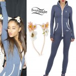 Ariana Grande: Blue Hooded Onesie