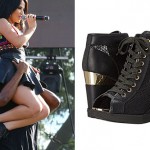 Becky G: Mesh Wedge Sneakers