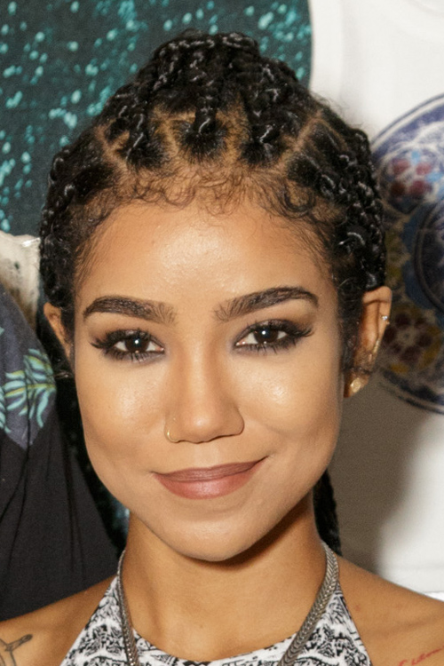 Jhené Aiko Black Cornrows, Mini Braids Hairstyle | Steal Her Style