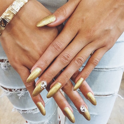 258 Celebrity Nail Art Photos with Jewels, Page 7 of 26, Steal Her Style