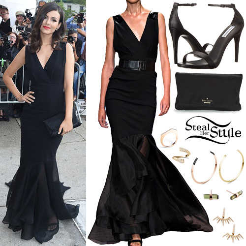 Victoria Justice arriving at the amFAR Inspiration Gala in New York. June 16th, 2015 - photo: PacificCoastNews