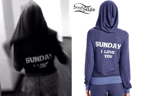 Ariana Grande: 'Sunday I Love You' Hoodie