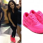 Becky G: Hot Pink Sneakers