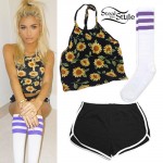 Pia Mia Perez: Sunflower Crop Top