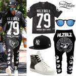 Ruby Rose: HLZBLZ Jersey Outfit