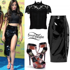 Camila Cabello: 2015 Teen Choice Awards Outfit | Steal Her Style