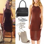 Amanda Steele: Tank Dress, Wrap Booties
