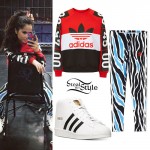 Becky G: Zebra Print Leggings