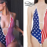 Halsey: American Flag Swimsuit