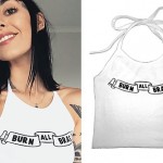 Hannah Pixie Sykes: 'Burn All Bras' Top