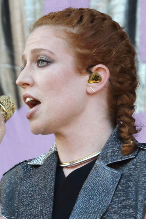 Jess Glynne Curly Ginger French Braid Hairstyle  Steal 