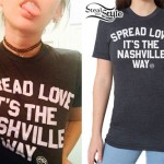 Miley Cyrus: 'Spread Love' T-Shirt