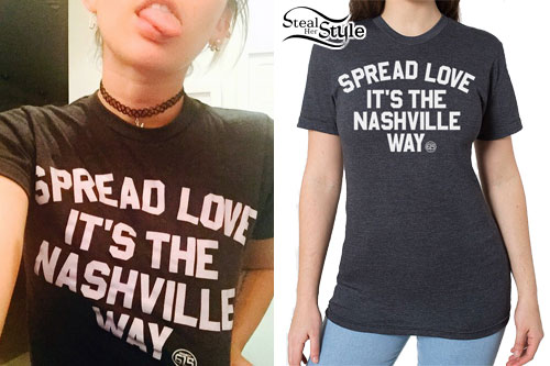 Miley Cyrus: 'Spread Love' T-Shirt