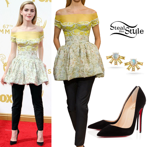 Kiernan Shipka at the 67th Annual Primetime Emmy Award-Arrivals held at The Microsoft Theatre in Los Angeles. September 20th, 2015 - photo: PacificCoastNews