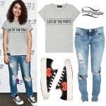 Alessia Cara: Party Tee, Heart Sneakers