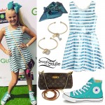 Jojo Siwa: Sequin Stripe Dress, Hair Bow