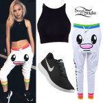 Jordyn Jones: Cartoon Face Joggers