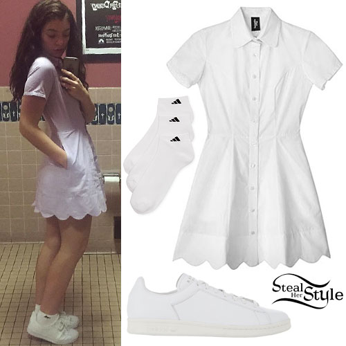 Lorde: Scalloped Shirt Dress