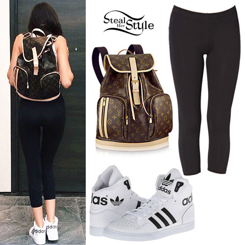 Madison Beer: Leather Backpack, High-Tops