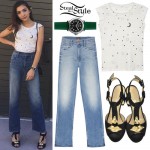 Rowan Blanchard: Wide-Leg Jeans