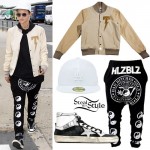 Ruby Rose: White Hat, Varsity Jacket