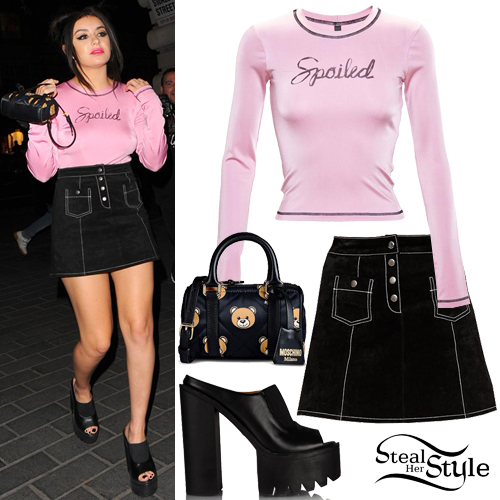 harli XCX seen leaving the launch party for the 'Charli XCX Impulse Fragrance' in London. October 13th, 2015 - photo: PacificCoastNews