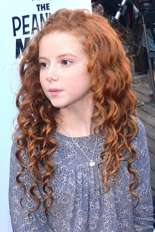 Francesca Capaldi Curly Ginger Barrel Curls, Bobby Pins 