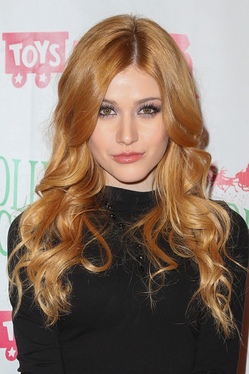 Katherine McNamara Wavy Ginger Barrel Curls Hairstyle | Steal Her Style