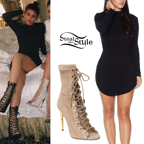 Kylie Jenner Really, Really Loves Her Balmain Booties