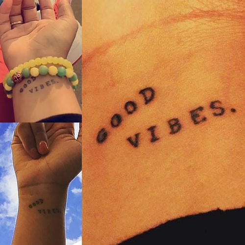 good vibes in hand drawn illustration in trendy design style for stickers  and tattoo 11190721 PNG