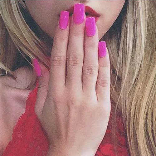 Dove Cameron Lavender Nails Steal Her Style
