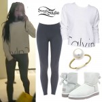 Gabriella DeMartino: Calvin Sweatshirt Outfit