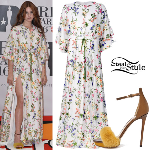 Lana Del Rey at the Brit Awards at the O2 Arena in London. February 24th, 2016 - photo: PacificCoastNews