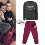 Maddie Ziegler: Oakland Top, Free City Sweats