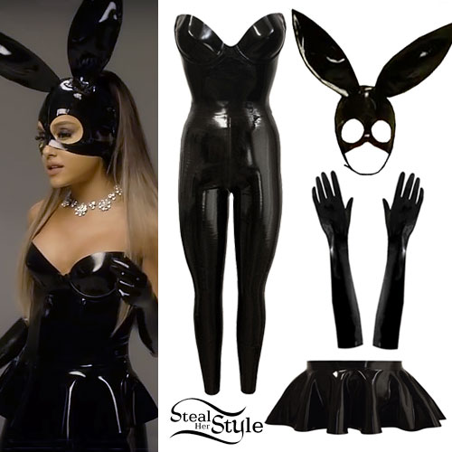 Ariana Grande: Latex Bunny Ears Outfit
