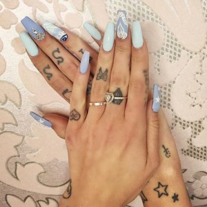 Perrie Edwards White Nails | Steal Her Style