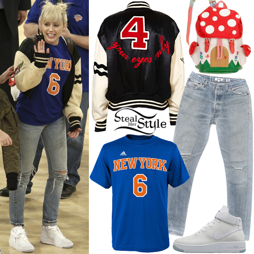 Miley Cyrus at the New York Knicks VS Cleveland Cavaliers basketball game held at Madison Square Garden. March 26th, 2016 - photo: AKM-GSI