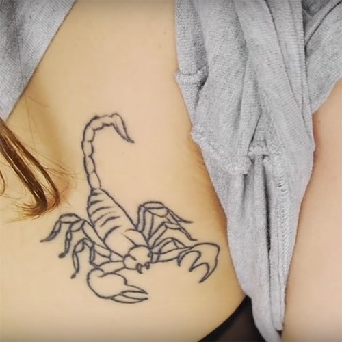 Tove Lo Scorpion Collarbone Tattoo  Steal Her Style