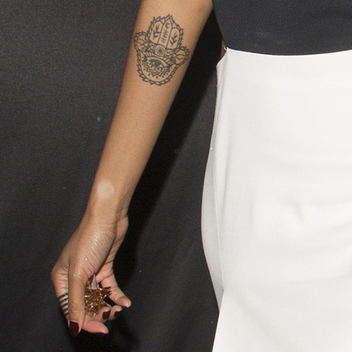 jewish hand symbol tattoo