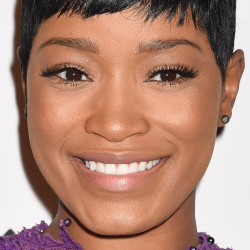 Keke Palmer Makeup: Black Eyeshadow, Brown Eyeshadow & Nude Lipstick ...