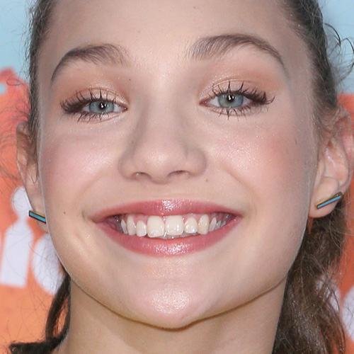 Maddie Ziegler Makeup: Beige Eyeshadow, White Eyeshadow & Clear Lip ...