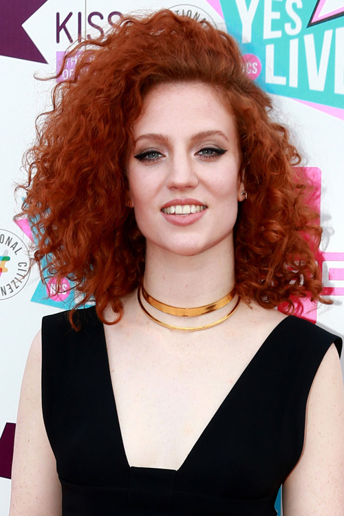 Jess Glynne Curly Auburn Hairstyle  Steal Her Style