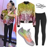 JoJo Siwa: Sequin Bomber, Rainbow Sneakers