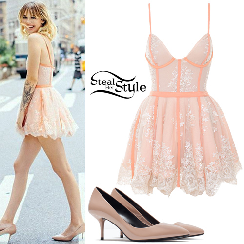 shoes to go with peach dress
