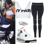 Dreezy: Ivy Park Sports Bra, Jordans