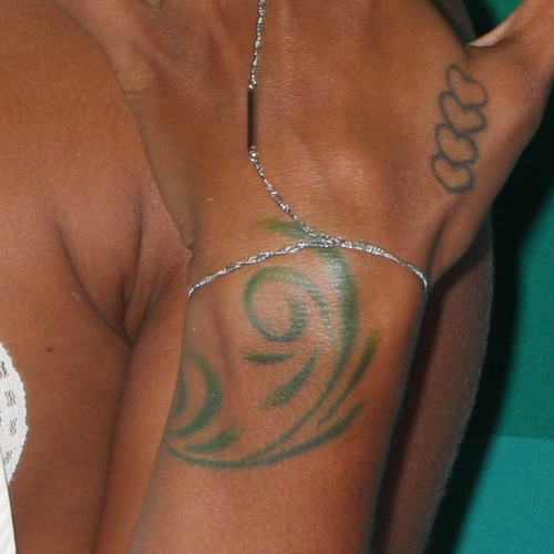 Eva Marcille Swirl Tattoo Steal Her Style